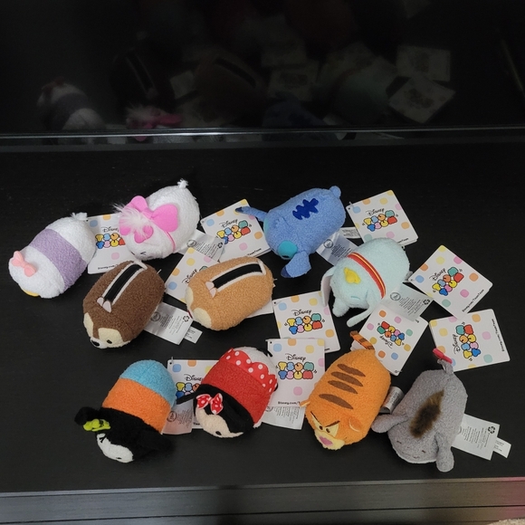 Disney Store Face Expressions Series Tsum Tsum Plush 3.5" Set Of 10 NWT - Picture 2 of 2